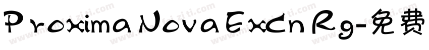 Proxima Nova ExCn Rg字体转换